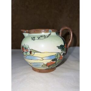 IMPERIAL NIPPON BLUE STAMP Hand Painted Creamer ANTIQUE Nippon Era 1891-1921